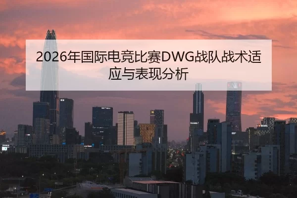 2026年国际电竞比赛DWG战队战术适应与表现分析